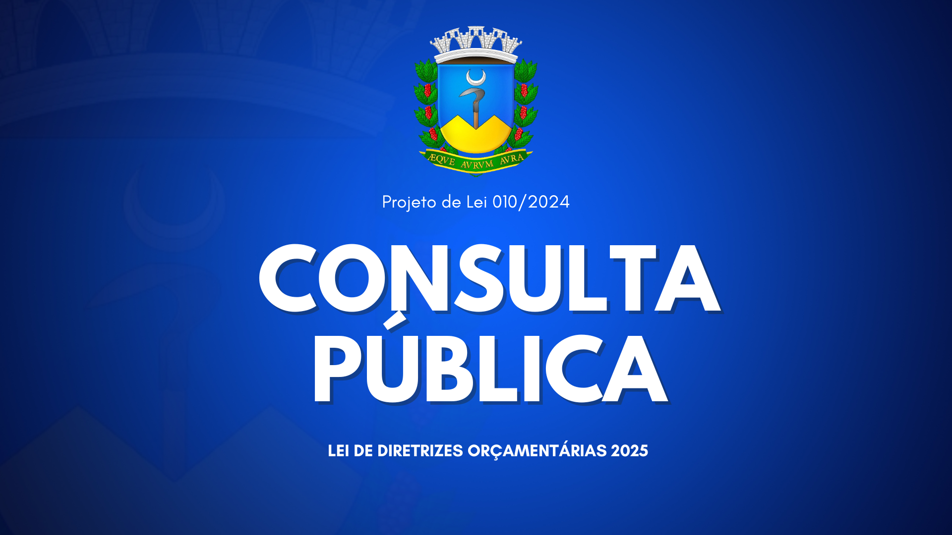 CONSULTA PÚBLICA - LDO (Lei de Diretrizes Orçamentárias) 2025.