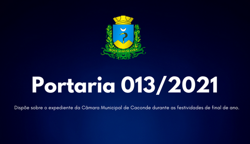 Portaria 13/2021